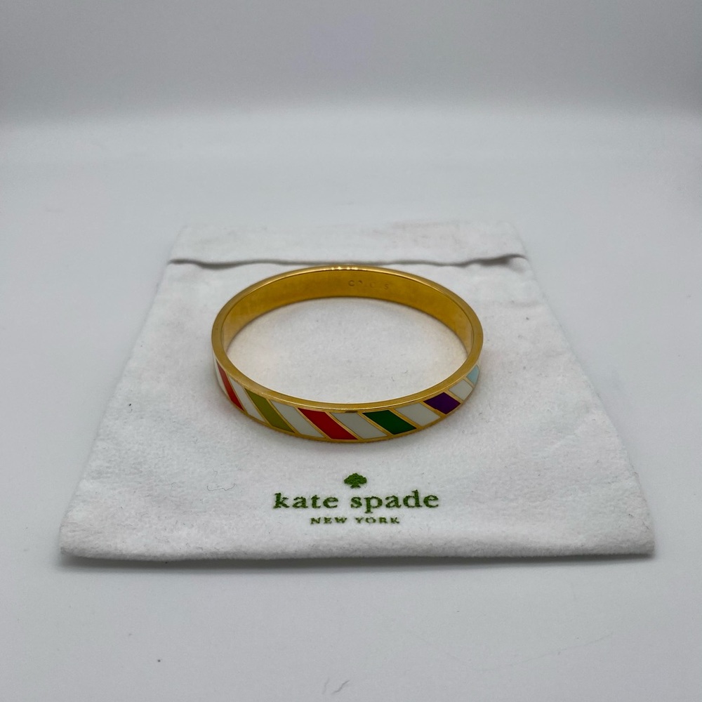 KATE SPADE Flying Color Idiom Bangle Bracelet - Picture 2 of 5
